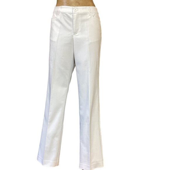 NWT Christopher & Banks Perfect Pant Shaped Fit Mid-Rise Trouser 10 Avg  293B - Picture 1 of 9